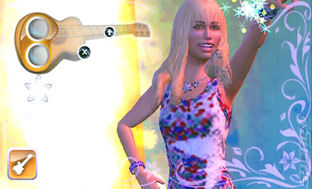 Hannah Montana: Rock Out the Show - PSP Screen