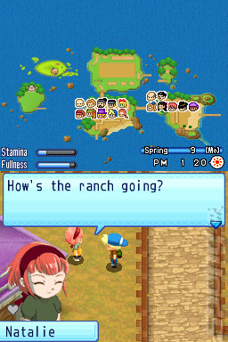 harvest moon sunshine island ds review