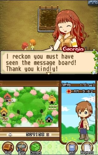 Harvest Moon: The Tale of Two Towns - 3DS/2DS Screen