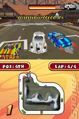 Herbie: Rescue Rally - DS/DSi Screen