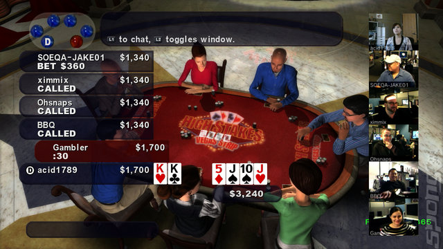 High Stakes on the Vegas Strip: Poker Edition - PS3 Screen