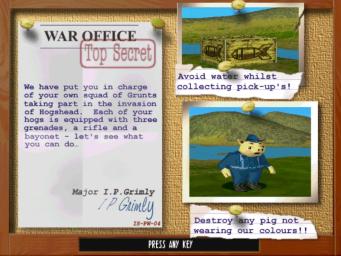 Hogs Of War - PC Screen