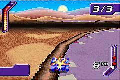 Hot Wheels World Race - GBA Screen