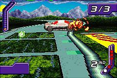 Hot Wheels World Race - GBA Screen