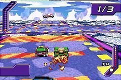 Hot Wheels World Race - GBA Screen