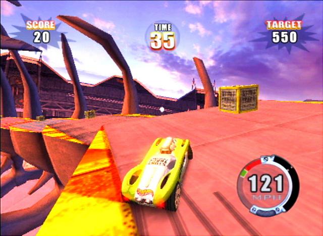 Hot Wheels: Stunt Track Challenge - PS2 Screen