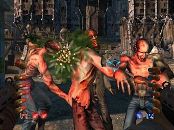 The House of the Dead III - Xbox Screen