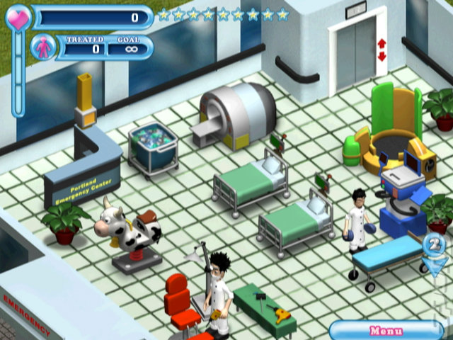 Hysteria Hospital: Emergency Ward - PC Screen
