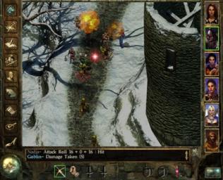 Icewind Dale - PC Screen