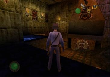 Indiana Jones and the Infernal Machine - N64 Screen