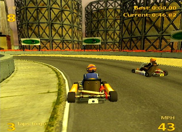 International Super Karts - PS2 Screen