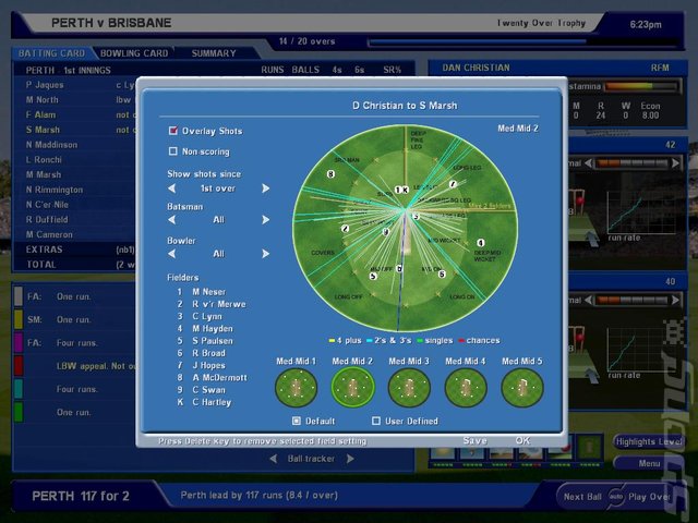 International Cricket Captain 2012 - PC Screen