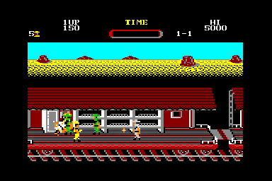 Iron Horse - C64 Screen