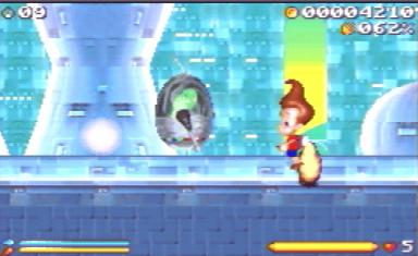 Jimmy Neutron: Boy Genius - GBA Screen