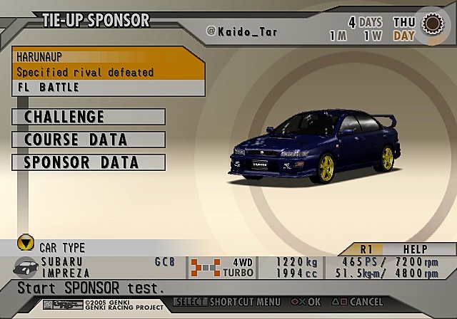 Kaido Racer - PS2 Screen