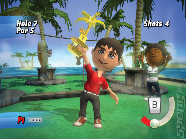 Kidz Sports Crazy Mini Golf - Wii Screen