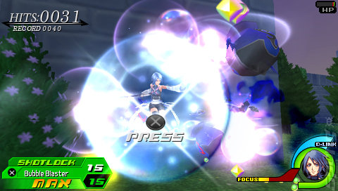 Kingdom Hearts: Birth By Sleep - PSP Screen