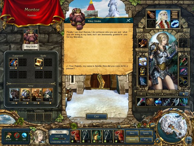 King's Bounty: Armored Princess - PC Screen