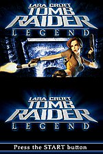 Lara Croft Tomb Raider: Legend - DS/DSi Screen