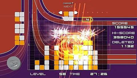 Lumines - PSP Screen