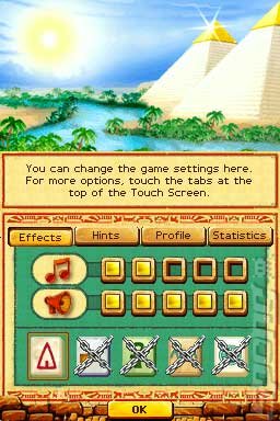 Mahjong Mysteries: Ancient Egypt - DS/DSi Screen