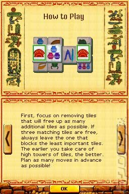 Mahjong Mysteries: Ancient Egypt - DS/DSi Screen