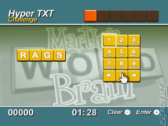 Margot�s Word Brain - Wii Screen