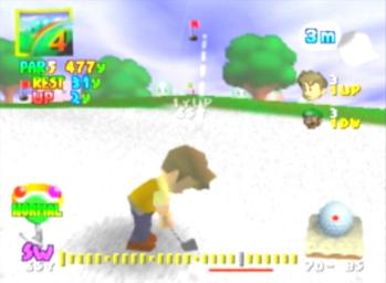 Mario Golf - N64 Screen