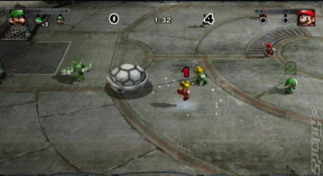 Mario Strikers Charged Football - Wii Screen
