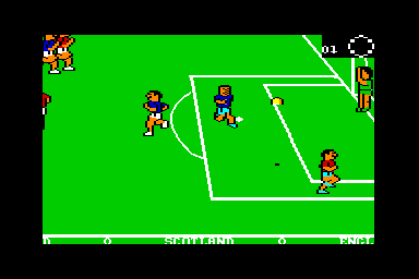 Match Day - C64 Screen
