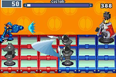 Mega Man Battle Chip Challenge - GBA Screen