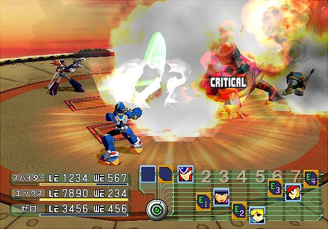 Mega Man X Command Mission - PS2 Screen