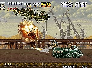 Metal Slug 4 - PS2 Screen