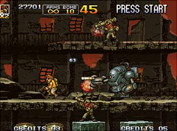 Metal Slug 4 - PS2 Screen