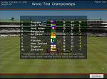 Michael Vaughan's Championship Cricket Manager - PC Screen