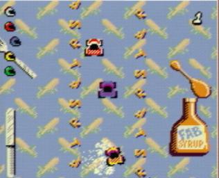 Micro Machines V3 - Game Boy Color Screen