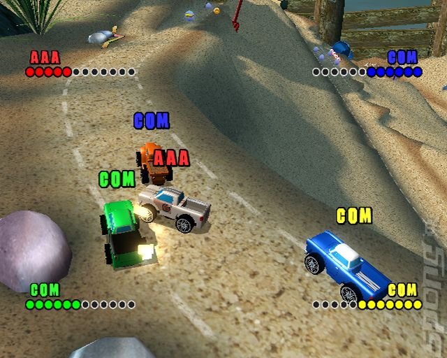 Micro Machines v4 - PS2 Screen