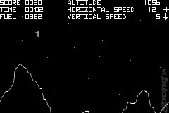 Millipede & Super Breakout & Lunar Lander - GBA Screen