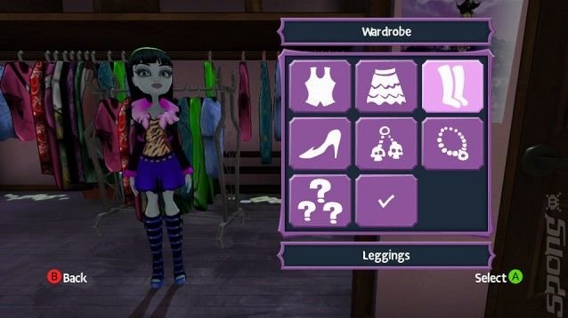 Monster High: New Ghoul in School - PS3 Screen