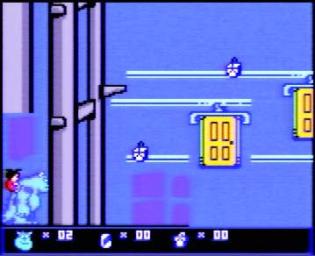 Monsters, Inc. - Game Boy Color Screen