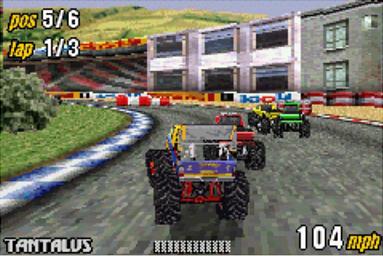 Monster Truck Madness - GBA Screen