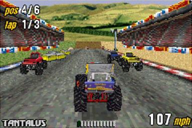 Monster Truck Madness - GBA Screen