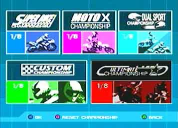 Moto Racer 2 - PlayStation Screen