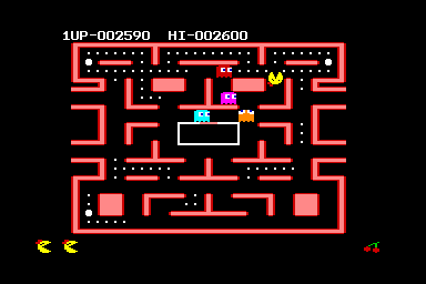 Ms. Pac-Man - C64 Screen