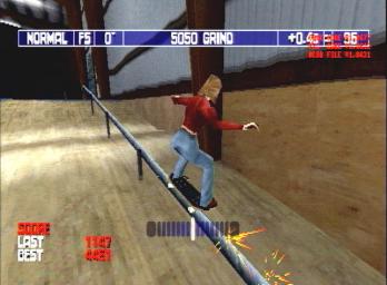 MTV Skateboarding - PlayStation Screen