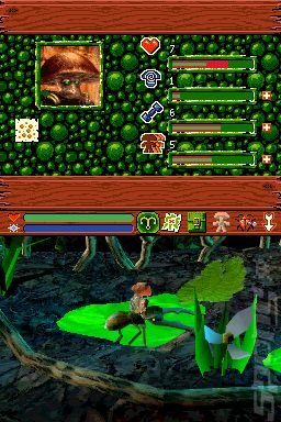 Mushroom Men: Rise of the Fungi - DS/DSi Screen