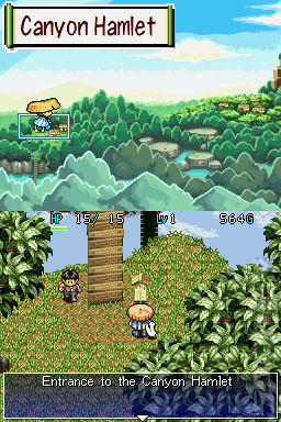 Mystery Dungeon: Shiren the Wanderer - DS/DSi Screen