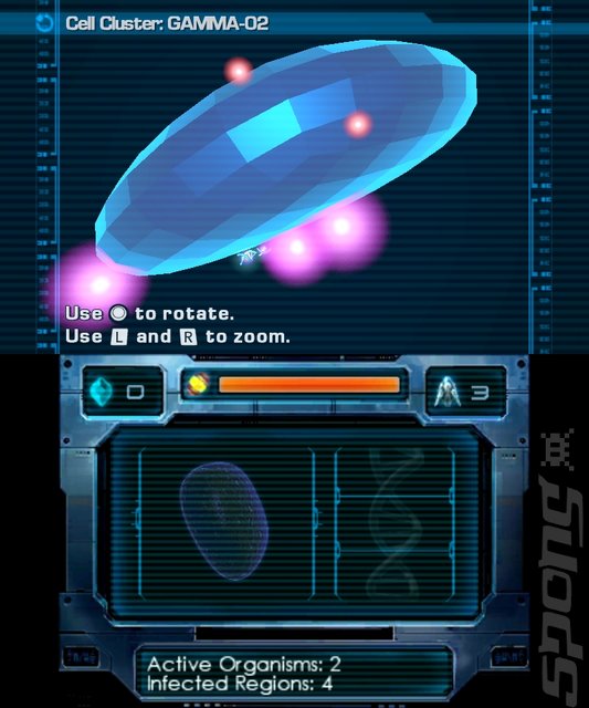 Nano Assault EX - 3DS/2DS Screen