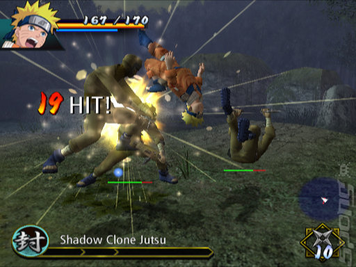 Naruto: Uzumaki Chronicles - PS2 Screen