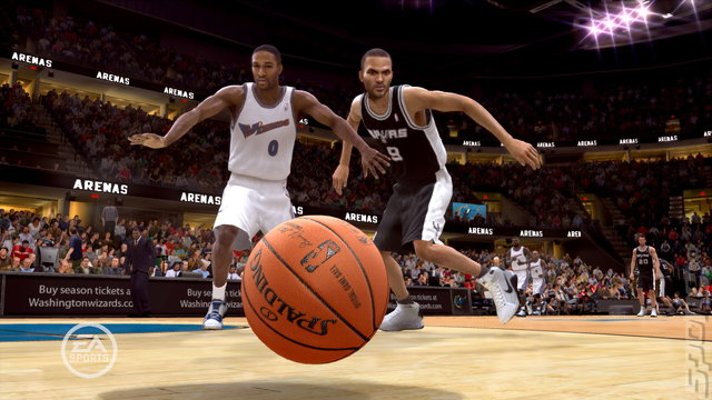 NBA Live 09 - PS2 Screen